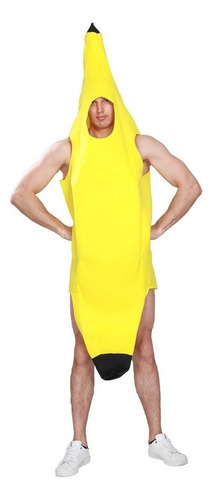 Divertido Disfraz De Plátano De Halloween For Adultos