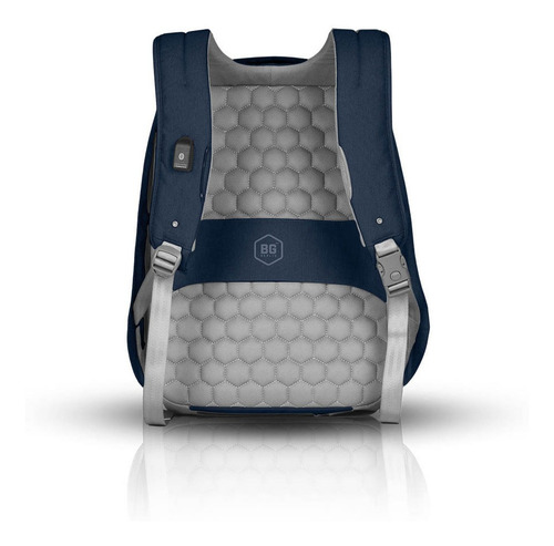 Mochila Antirrobo Portanot. 17 Bg Berlin Metrobag (azul Osc)