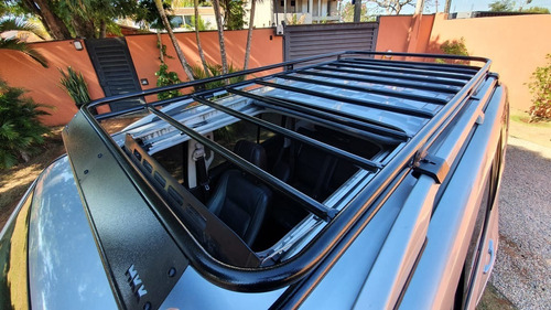 Bagageiro Teto Maleiro Rack Aerodinâmico - Pajero Full 4p