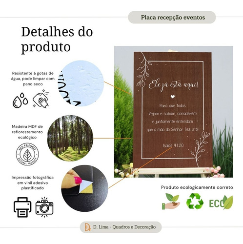 Kit Casamento 1 Placa Recepção 2 Cortejo 2 Cadeira De Noivos