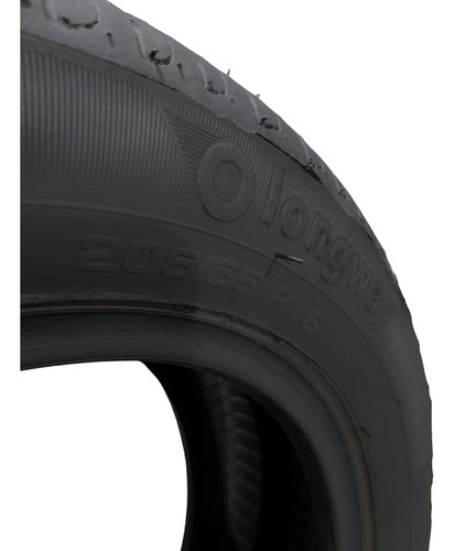 Aro 16 Kit 2 Pneus Longway 205/55 R16 Para Carro