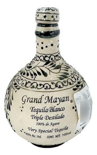 Tequila Grand Mayan Blanco Triple Destilado 100 Ml