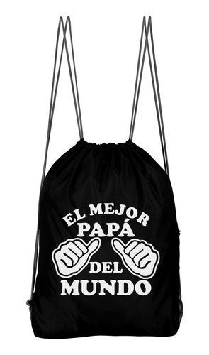 Bolso Deportivo El Mejor Papá Del Mundo (d1118 Boleto.store)