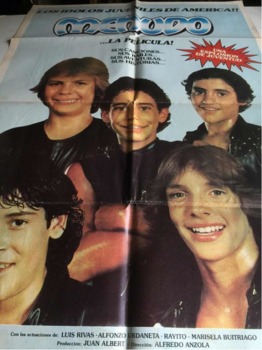 Menudo:la Pelicula  Poster  Original Año 1981