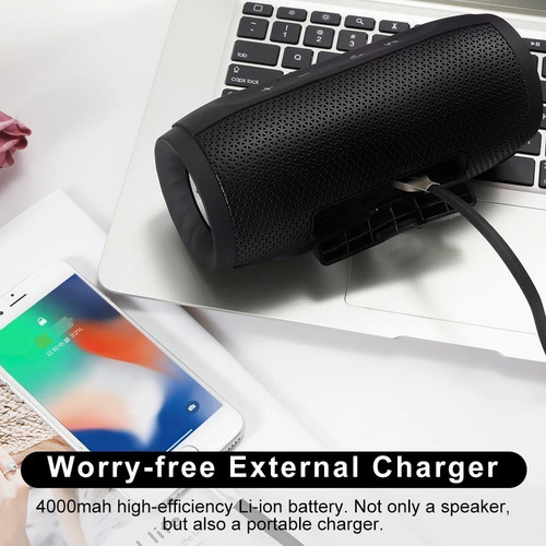 Caixa Original Zealot S16 Estéreo Portátil Bluetooth Speaker