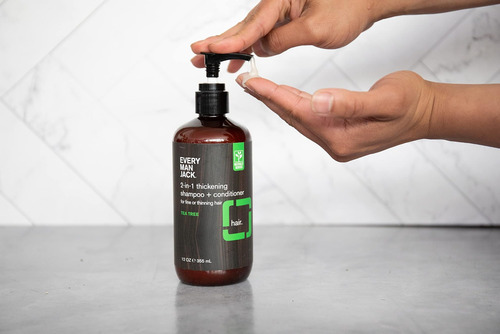 Every Man Jack Tea Tree Mens Thickening Shampoo + Condiciona