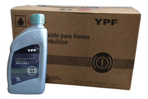Liquido De Frenos Hidraulicos Dot4 Caja 20ux500ml (ypf) Ypf