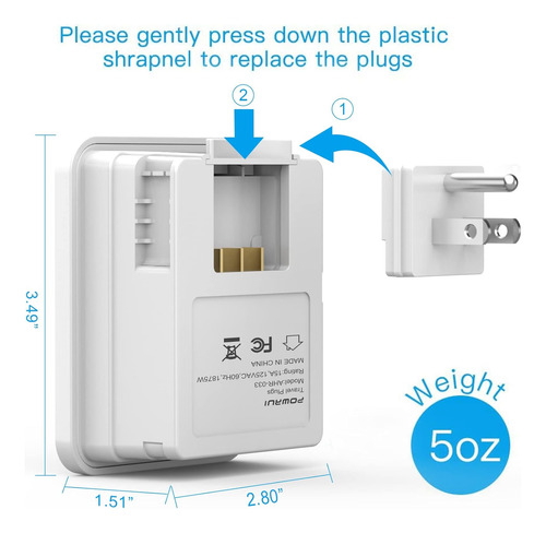 Adaptador De Enchufe Europeo Travel Essentials - Internation