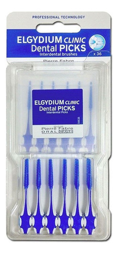 Elgydium Clinic Dental Picks 36u Cepillos Interdentales Goma