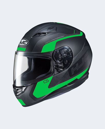 Casco Moto Hjc Cs-r3 Dosta Mc4sf Verde Mate