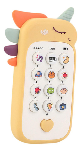 5 Teléfono Musical Para Bebés Con Luces Y 5 Piezas
