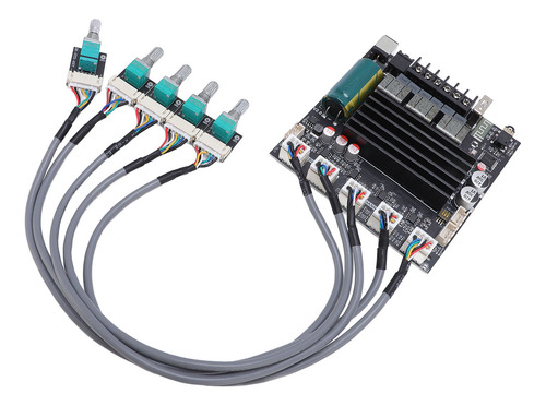 Amplificador Bt De 2.1 Canais De Placa De Amplificador 100w