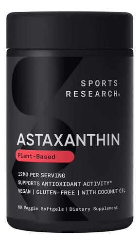 Astaxantina 12mg +aceite De Coco Coco X60u Ojos Piel Antioxi