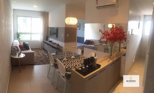 Imagem 5 de 16 de Apt Na 2 Quadra Da Praia Da Ponta Verde 2 Quartos Janela Panorâmica E Lazer Completo! - 707