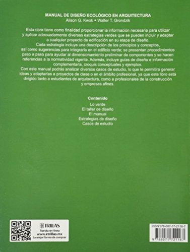 Manual De Diseño Ecológico En Arquitectura