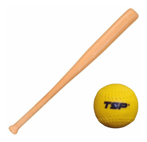 Combo Bate Softball De Madera + Pelota Softball