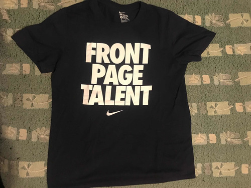 Remera Nike Front Page Talent Hombre