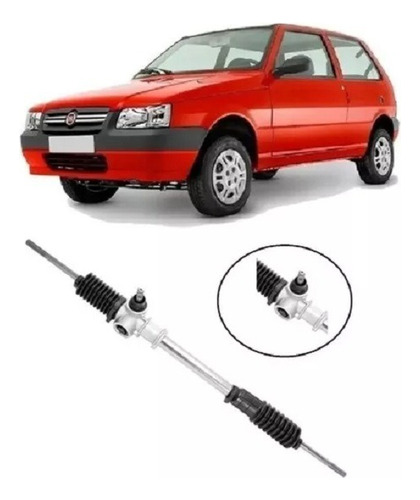 Caixa Direção Mecânica Fiat Uno Elba Fiorino Sem Pino Todos