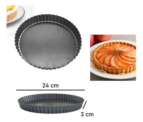 Molde Para Tartaleta Pie Desmoldable Reposteria