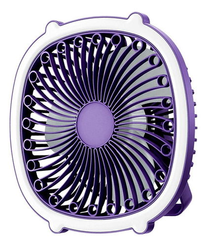 Ventilador De Escritorio Mini Ventilador Portátil Violeta