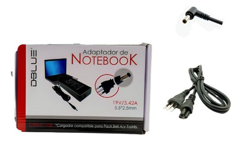 Cargador De Notebook Dblue  Compatible Para Pack.bell- Acer-