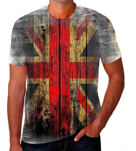 Camiseta Bandeira Inglaterra Desgaste #02