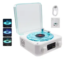 Comprar Altavoz Retro De Vinilo Con Reproductor De Discos Waves Ligh
