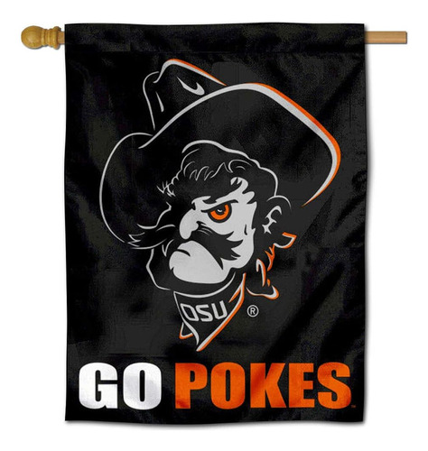 Osu Cowboys ¡go Pokes  Bandera De Casa De Doble Cara