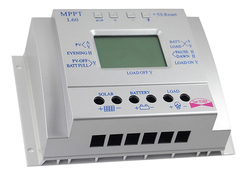 Controlador Solar De 6 Pwm Con Pantalla Lcd