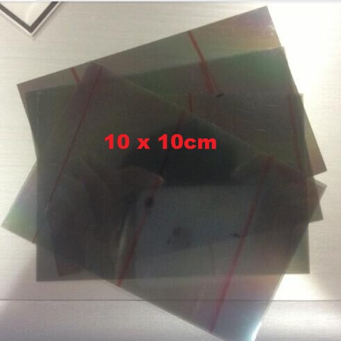 Imagem 1 de 1 de Película Polarizadora Adesiva Lcd Led 10cm X 10cm 