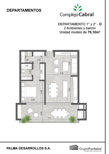 Preventa Departamento 2 Ambientes Canning Complejo Cabral