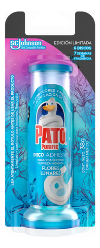 Pato Discos Adhesivos Para Inodoro Flores Lunares Repuesto