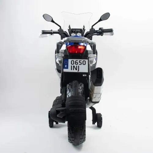 Moto Montable Electrica Bmw R1250 12 Volts Niños Hasta 50 Kg Color Azul