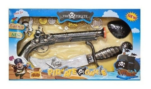 Pirate Game Play Set Piratas Espada + Arma + Accesorios