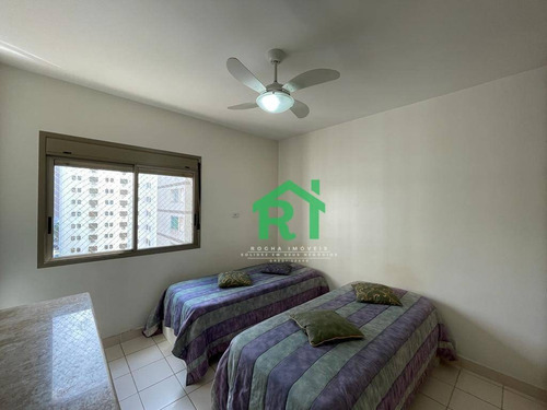 Imagem 22 de 30 de Apartamento Frente Mar, 4 Dormitórios Sendo 3 Suítes, 2 Vagas, Área De Lazer, Astúrias, Guarujá/sp - Ap5783
