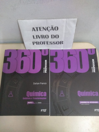 Livro 360º Quimica Parte I E Cad De Atividades Livro Do Prof