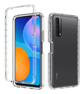 Funda 360 Uso Rudo Bicolor Transparente Samsung Huawei