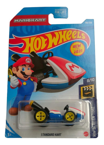 Hot Wheels Mario Nintendo Mariokart Standard Kart Screentime