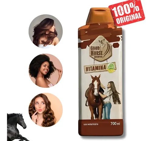 Shampoo Good Horse 700ml Cavalo Condicionador Kit Original