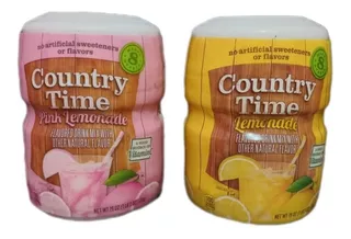 2x Country Time 1 Pink Lemonade 1 Lemonade Polvo Para Bebida