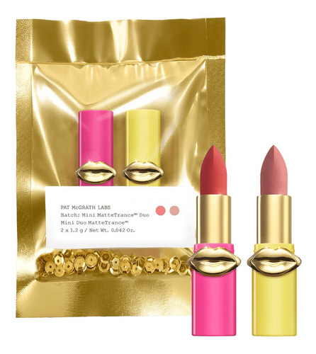 Pat Mcgrath Labs | Mini Mattetrancetm Lipstick Duo. Acabado Mate Color Coral