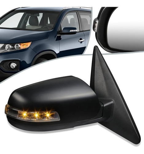 Retrovisor Derecho Kia Sorento Powered 2012 2013 2014 2015