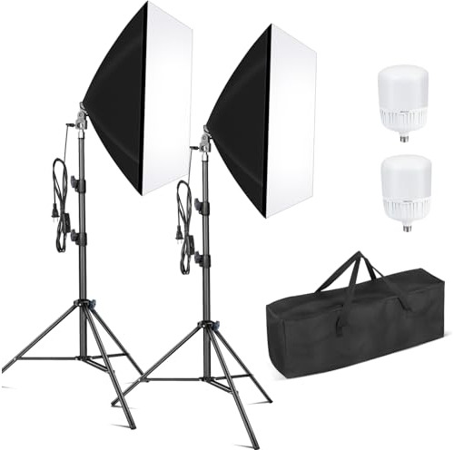 Nexiview Softbox Photoy Lighting Kit, 27  X 27  Wlkd0