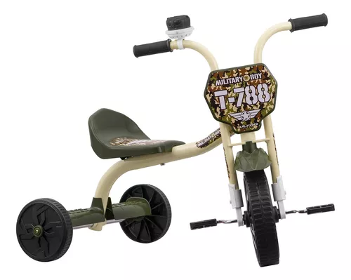 Triciclo Infantil Com Buzina A Ar Motoca Velotrol Brinquedo