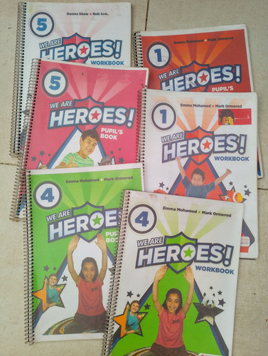 Lote Libros (fot.) Ingles We Are Heroes (Usado)