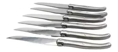 Set 6 Cuchillos Carne Montepellier Acero Inoxidable