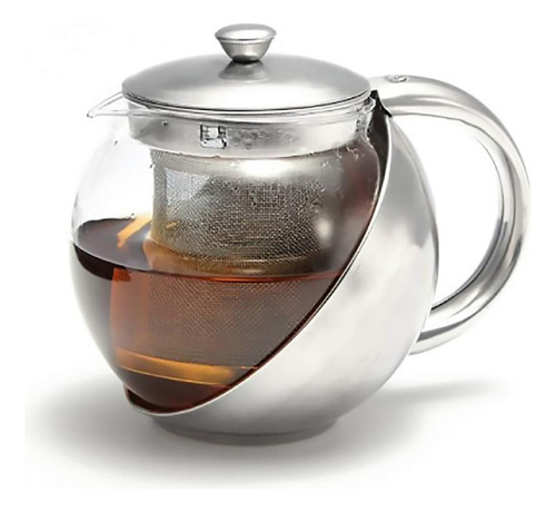 Hervidor Infusor De Vidrio De 750 Ml Para Tetera Hogar