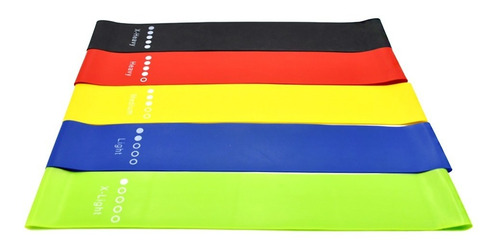 Resistencia Banda De Resistencia Ejercicio Yoga Kit 5pcs