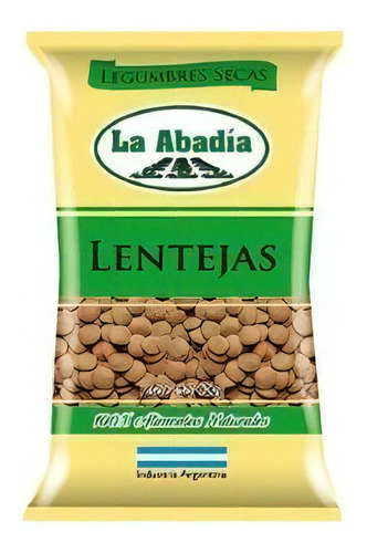 Lentejas La Abadia Paquete 400 Grs 100% Alimentos Naturales