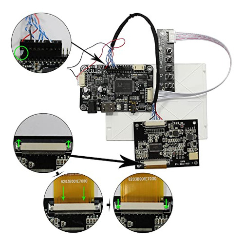 Pantalla Lcd Vsdisplay 5 Zj050na-08c De 5 Pulgadas, 640 X 48